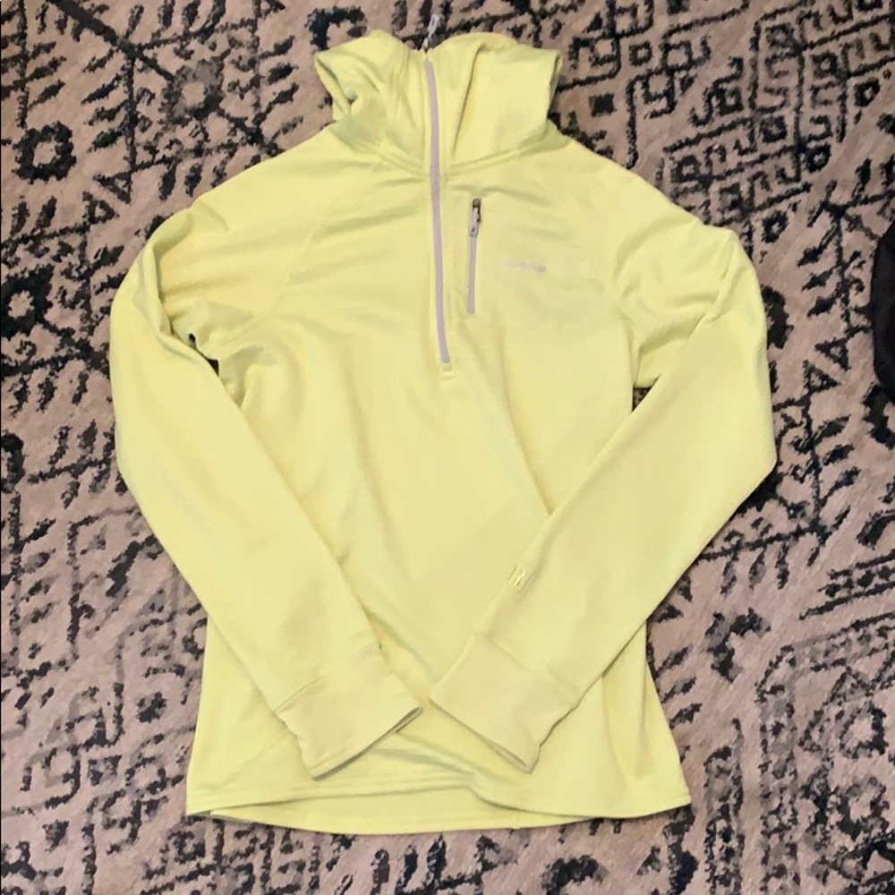 Quarter zip with hood